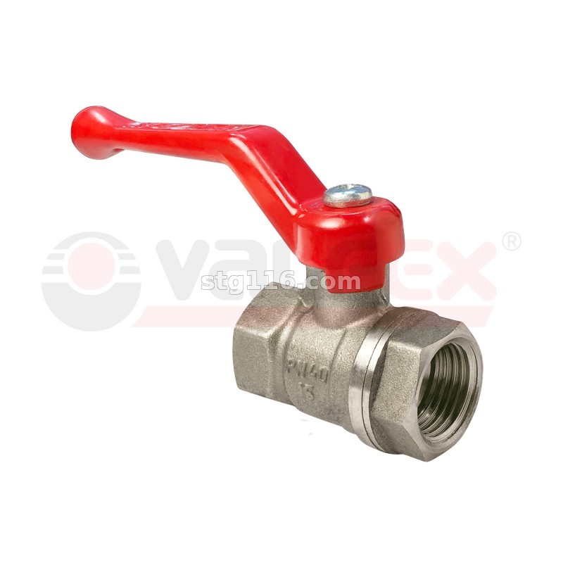 Кран лат.шар 2" (50) В/В (рычаг) никел Valfex