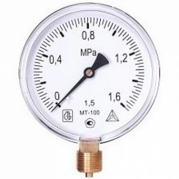 Манометр МТ100М 1,6 Мпа
