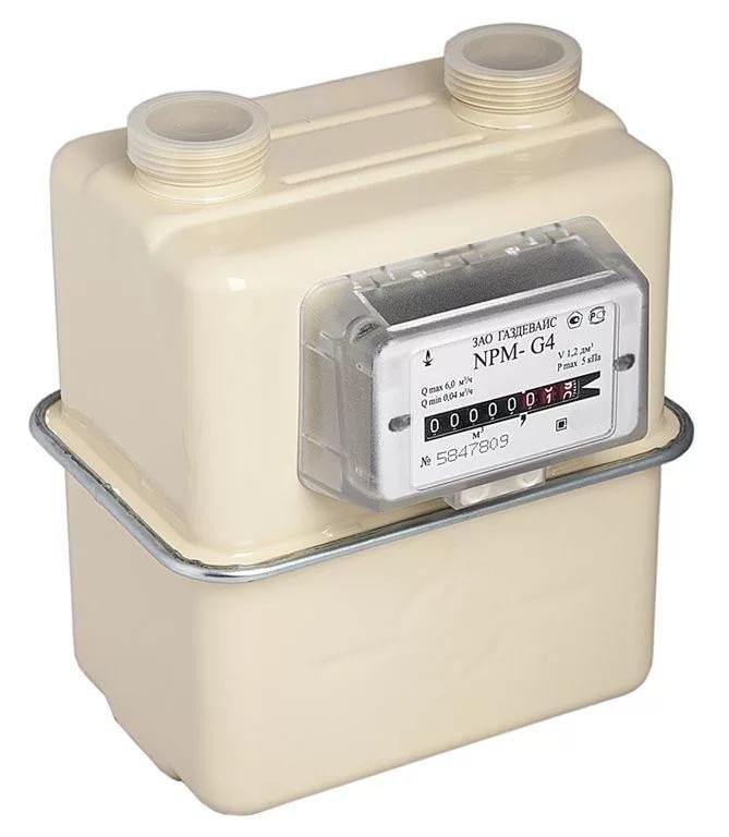 Счетчик газа левый NPM-G4 (Газдевайс)